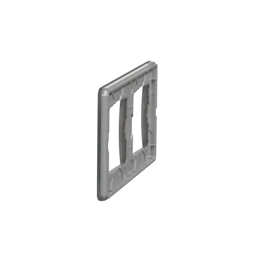 Рамка 2 поста, матовое стекло, Sedna Design SDD362802