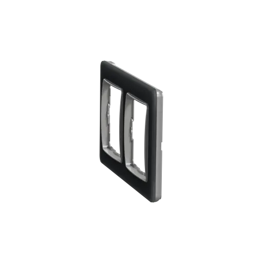 Рамка 2 поста, матовое стекло, Sedna Design SDD362802