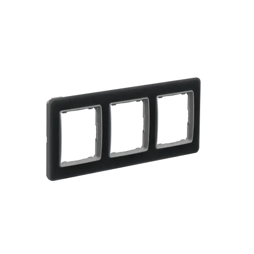 Рамка 3 поста, матовое стекло, Sedna Design SDD362803