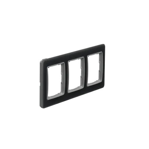 Рамка 3 поста, матовое стекло, Sedna Design SDD362803