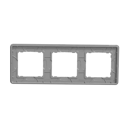Рамка 3 поста, матовое стекло, Sedna Design SDD362803