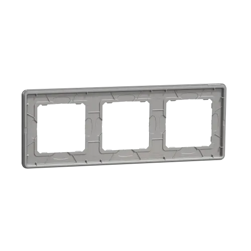 Рамка 3 поста, матовое стекло, Sedna Design SDD362803