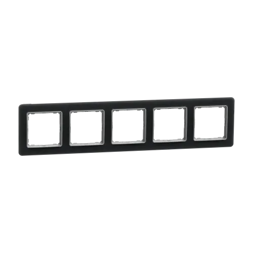 Рамка 5 постов, матовое стекло, Sedna Design SDD362805