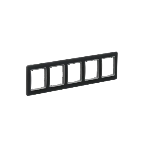 Рамка 5 постов, матовое стекло, Sedna Design SDD362805