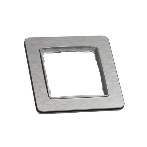 Рамка 1-пост, матовый алюминий, Sedna Design Schneider Electric SDD370801U