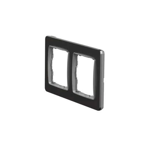 Рамка 2-поста, матовый алюминий, Sedna Design Schneider Electric SDD370802U