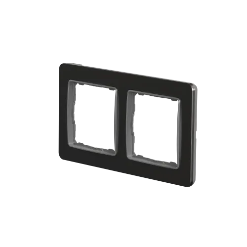 Рамка 2-поста, матовый алюминий, Sedna Design Schneider Electric SDD370802U