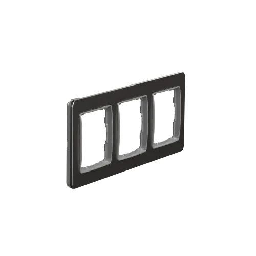 Рамка 3-поста, матовый алюминий, Sedna Design Schneider Electric SDD370803U