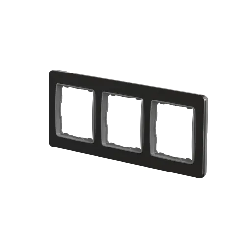 Рамка 3-поста, матовый алюминий, Sedna Design Schneider Electric SDD370803U