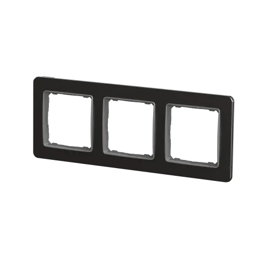 Рамка 3-поста, матовый алюминий, Sedna Design Schneider Electric SDD370803U