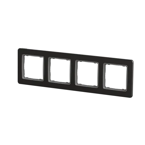 Рамка 4-поста, матовый алюминий, Sedna Design Schneider Electric SDD370804U