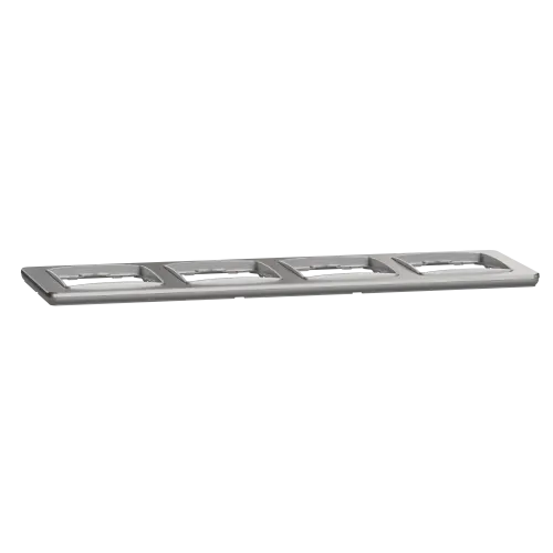 Рамка 4-поста, матовый алюминий, Sedna Design Schneider Electric SDD370804U