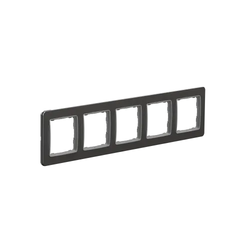 Рамка 5-постов, матовый алюминий, Sedna Design Schneider Electric SDD370805U
