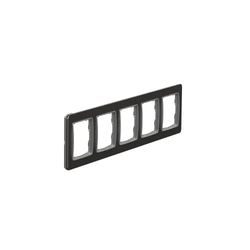 Рамка 5-постов, матовый алюминий, Sedna Design Schneider Electric SDD370805U