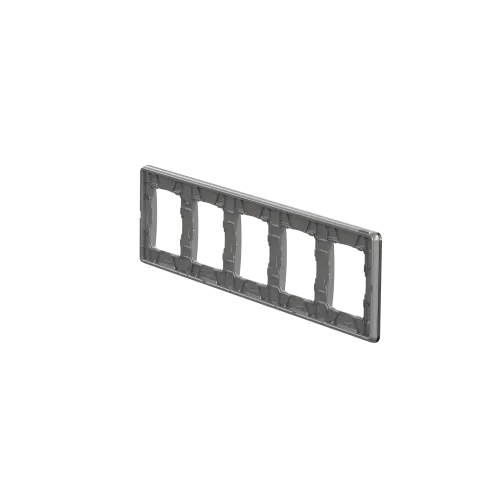 Рамка 5-постов, матовый алюминий, Sedna Design Schneider Electric SDD370805U