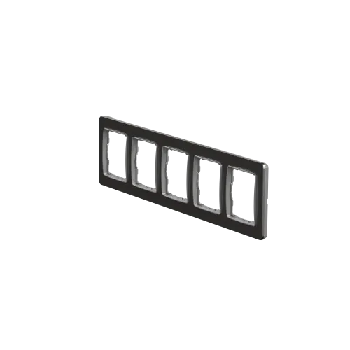 Рамка 5-постов, матовый алюминий, Sedna Design Schneider Electric SDD370805U