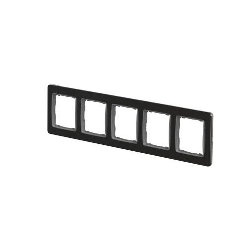 Рамка 5-постов, матовый алюминий, Sedna Design Schneider Electric SDD370805U