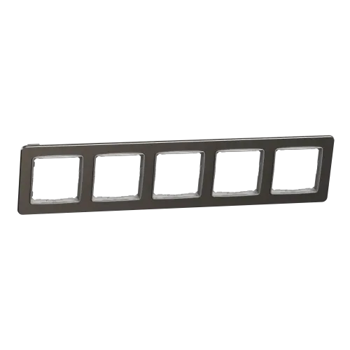Рамка 5-постов, матовый алюминий, Sedna Design Schneider Electric SDD370805U
