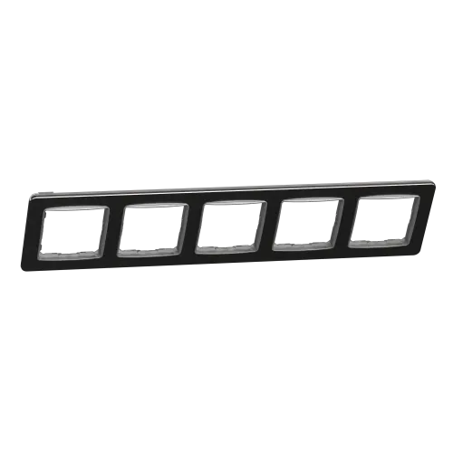 Рамка 5-постов, матовый алюминий, Sedna Design Schneider Electric SDD370805U