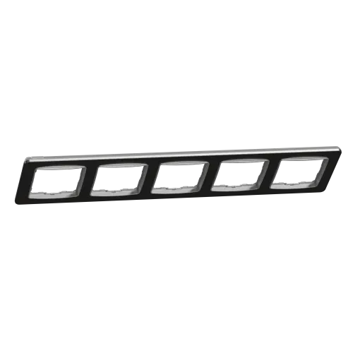 Рамка 5-постов, матовый алюминий, Sedna Design Schneider Electric SDD370805U