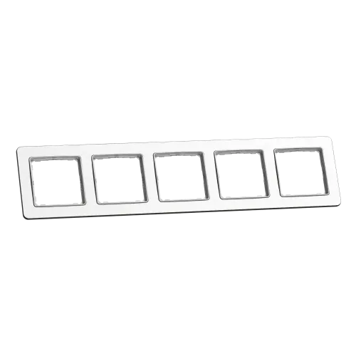 Рамка 5-постов, матовый алюминий, Sedna Design Schneider Electric SDD370805U