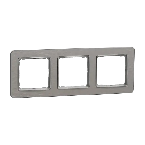 Рамка 3 поста, матовое золото, Sedna Design SDD371803