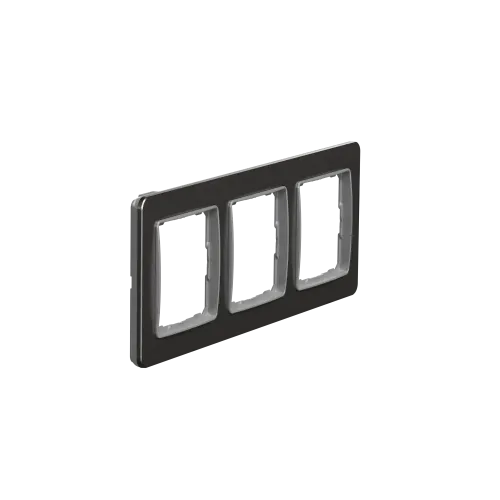 Рамка 3 поста, матовое золото, Sedna Design SDD371803