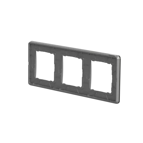Рамка 3 поста, матовое золото, Sedna Design SDD371803