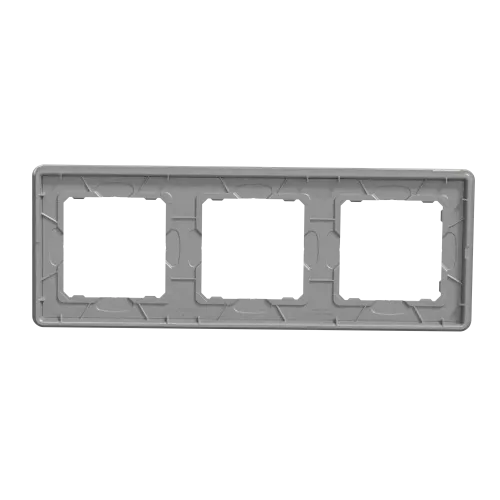 Рамка 3 поста, матовое золото, Sedna Design SDD371803