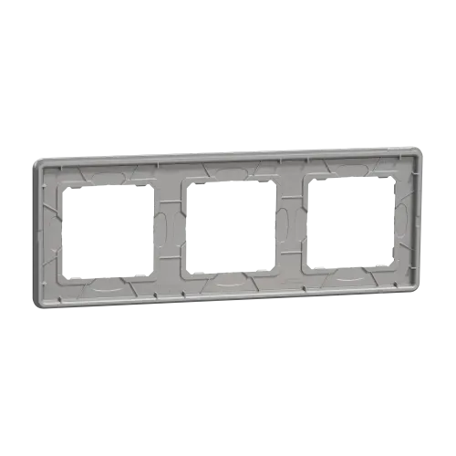 Рамка 3 поста, матовое золото, Sedna Design SDD371803
