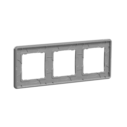 Рамка 3 поста, матовое золото, Sedna Design SDD371803