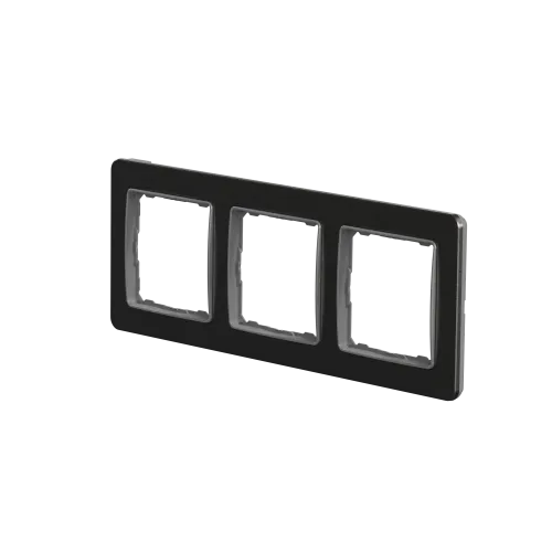 Рамка 3 поста, матовое золото, Sedna Design SDD371803