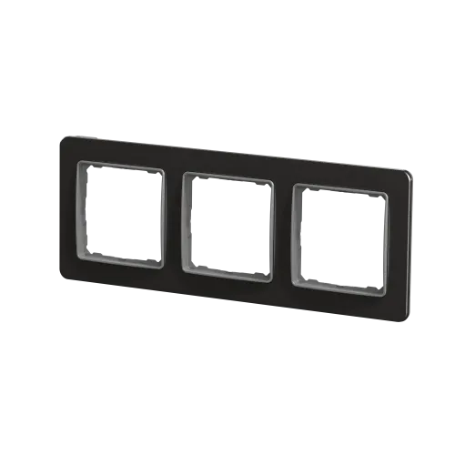 Рамка 3 поста, матовое золото, Sedna Design SDD371803