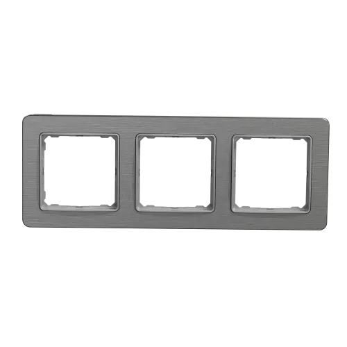 Рамка 3 поста, матовое золото, Sedna Design SDD371803