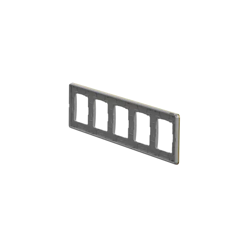 Рамка 5 постов, матовое золото, Sedna Design SDD371805