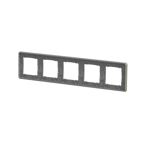 Рамка 5 постов, матовое золото, Sedna Design SDD371805
