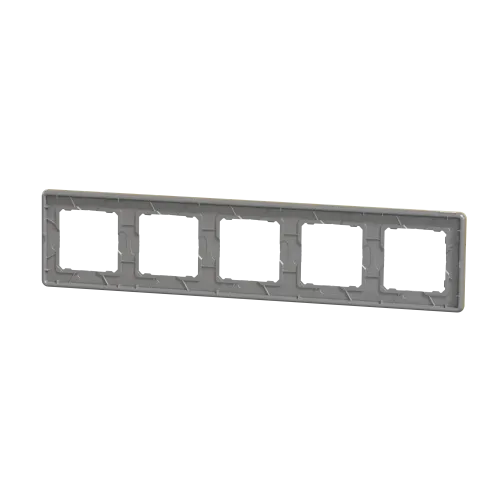 Рамка 5 постов, матовое золото, Sedna Design SDD371805
