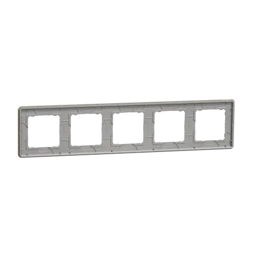 Рамка 5 постов, матовое золото, Sedna Design SDD371805