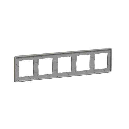 Рамка 5 постов, матовое золото, Sedna Design SDD371805