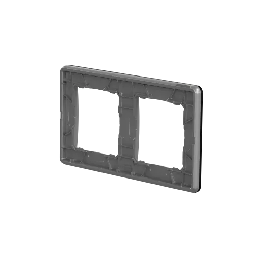Рамка 2-поста, матовый титан, Sedna Design Schneider Electric SDD372802U