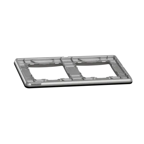 Рамка 2-поста, матовый титан, Sedna Design Schneider Electric SDD372802U