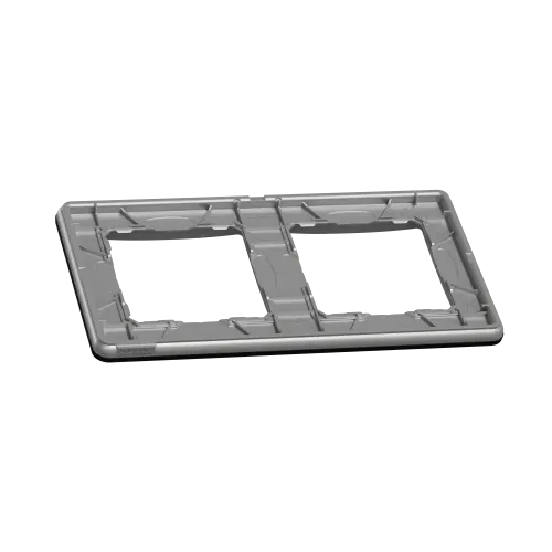 Рамка 2-поста, матовый титан, Sedna Design Schneider Electric SDD372802U