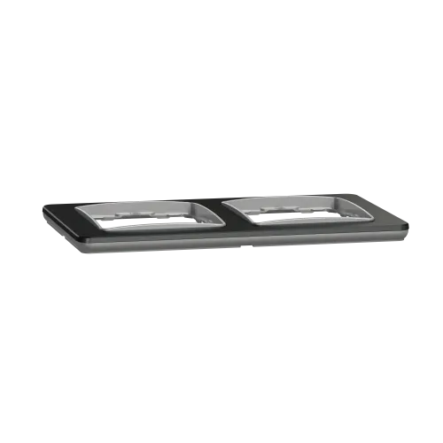 Рамка 2-поста, матовый титан, Sedna Design Schneider Electric SDD372802U