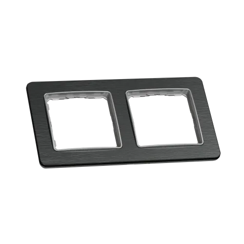 Рамка 2-поста, матовый титан, Sedna Design Schneider Electric SDD372802U