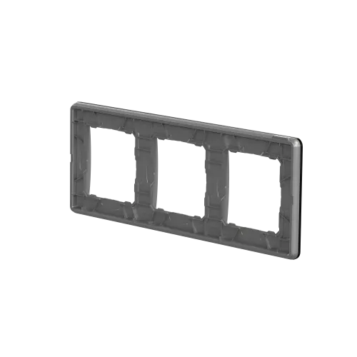 Рамка 3-поста, матовый титан, Sedna Design Schneider Electric SDD372803U