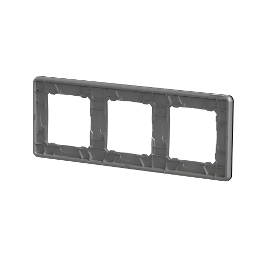 Рамка 3-поста, матовый титан, Sedna Design Schneider Electric SDD372803U