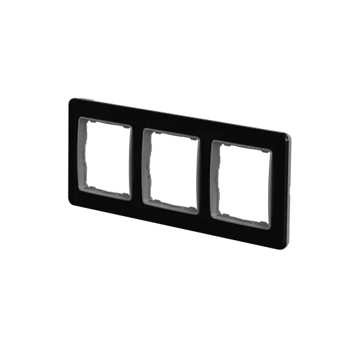 Рамка 3-поста, матовый титан, Sedna Design Schneider Electric SDD372803U