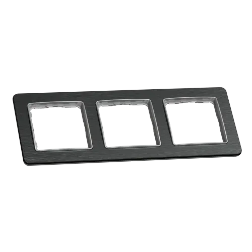 Рамка 3-поста, матовый титан, Sedna Design Schneider Electric SDD372803U