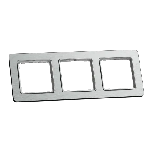 Рамка 3-поста, матовый титан, Sedna Design Schneider Electric SDD372803U