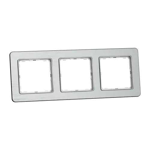 Рамка 3-поста, матовый титан, Sedna Design Schneider Electric SDD372803U